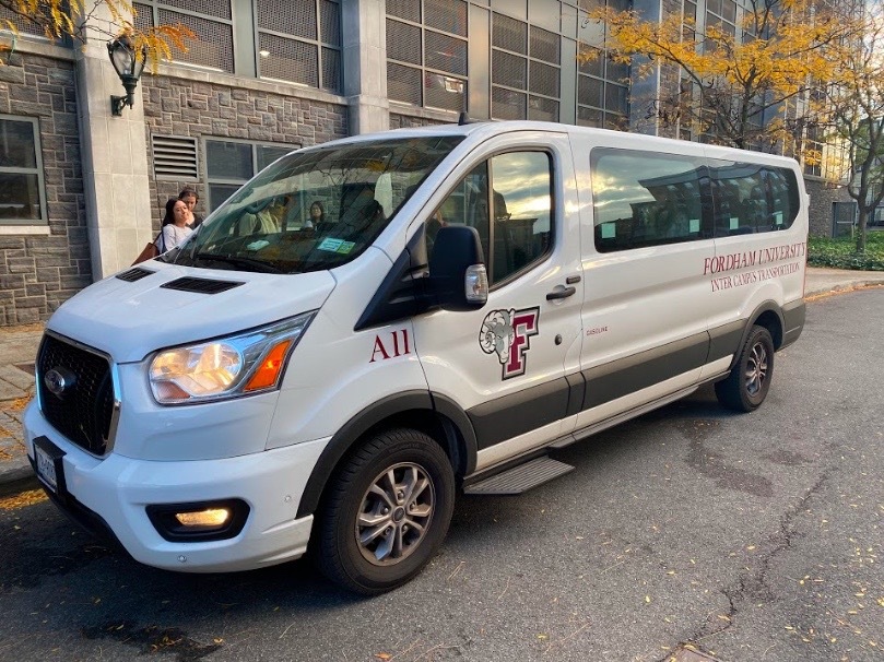 Ram Vans have upgraded to a more technologically-advanced system. (Courtesy of Nick DeSilva/The Fordham Ram)