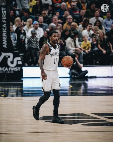 Kyrie Irving and the Nets have established themselves as legitimate contenders in 2023. (Courtesy of Twitter)