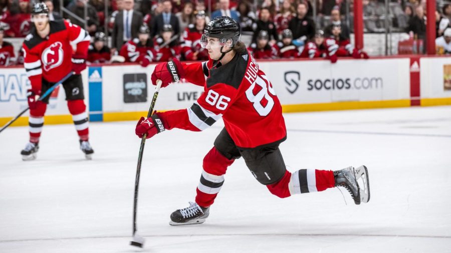 Jack Hughes and the Devils are having a season to remember. (Courtesy of Twitter)