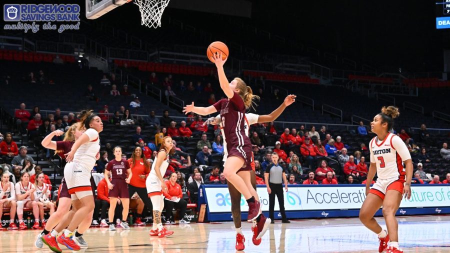 Fordham+Women%E2%80%99s+Basketball+has+hit+a+roadblock+in+A-10+play+with+just+two+regular+season+games+to+go.+%28Courtesy+of+Fordham+Athletics%29
