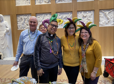 Campus Ministry celebrated Mardi Gras on Feb. 21 with food and music in the McShane Campus Center. (Courtesy of Olivia Griffin for The Fordham Ram)