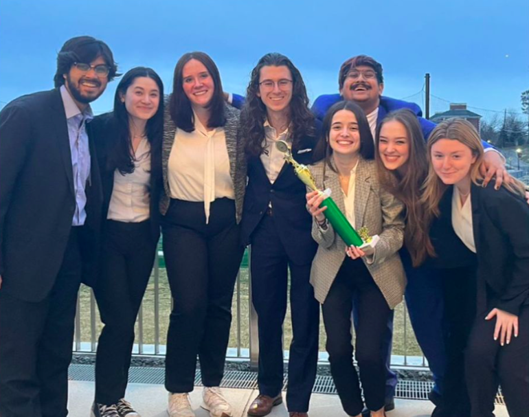 Rose Hill’s mock trial team, “Mocky Horror Picture Show,” is the first team to advance to nationals since 2007. (Courtesy of Instagram)