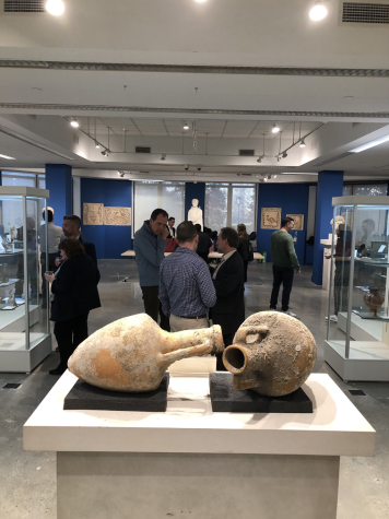 Major renovations to the museum included refinished floors, the demolition of old display cases and the custom fabrication of new cases and new paint in certain areas of the museum. (Courtesy of Professor Udell for The Fordham Ram)