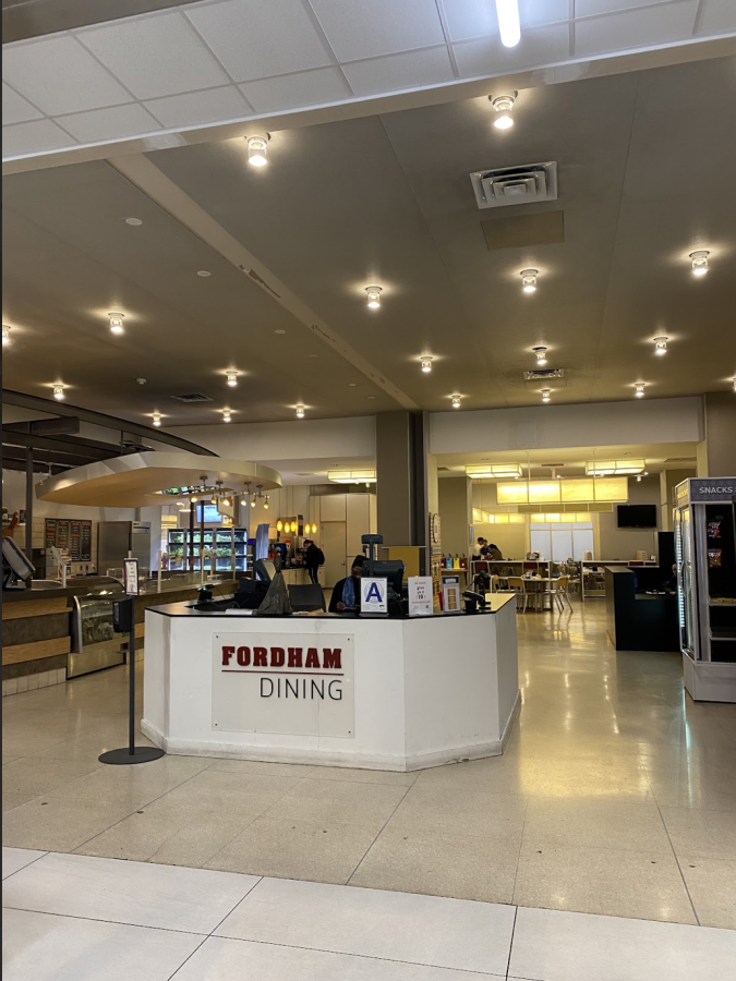 While the Marketplace is closed, new dining options will be dispersed across campus. Locations for new options include the McGinley Ballroom and Bepler Commons. (Courtesy of Alex Antonov/The Fordham Ram)