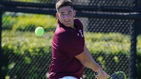 Mens Tennis has begun to turn the corner as they draw closer to .500. (Courtesy of Fordham Athletics)