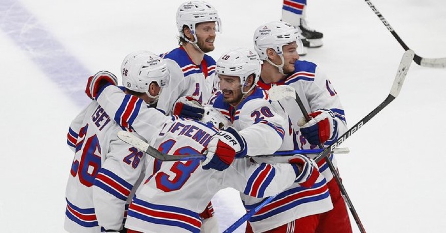 With the playoffs ahead, the Rangers are locked in for a Stanley Cup trophy.(Courtesy of Twitter)