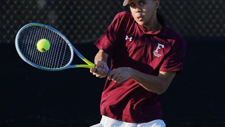 Fordham Tennis falls to 5-10 on the season with a pair of losses. (Courtesy of Fordham Athletics)