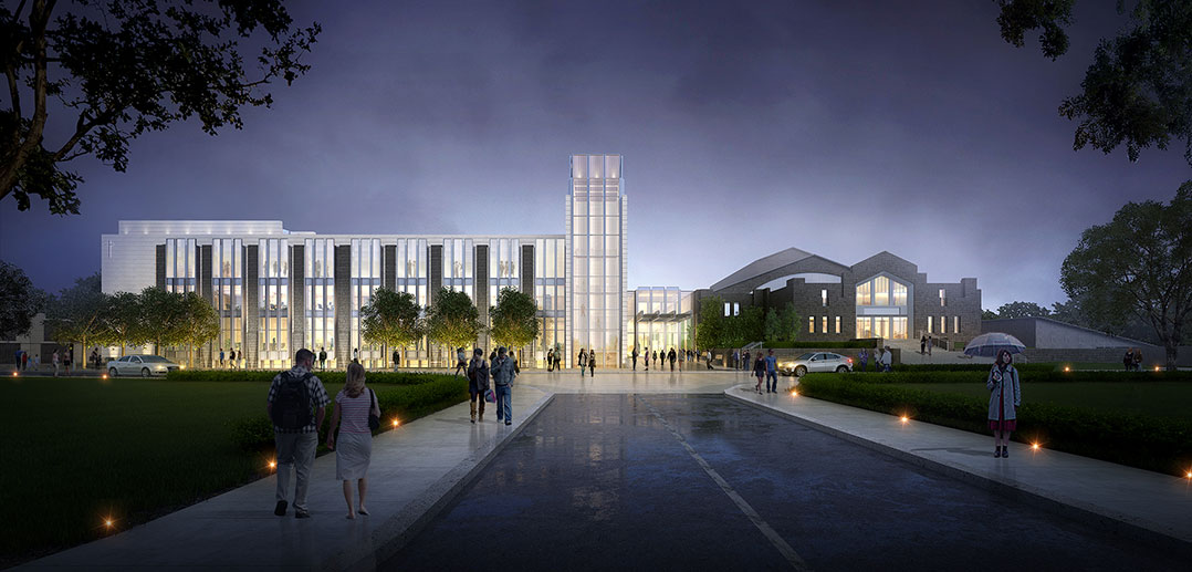 Above is an architectural rendering of what the McShane Campus Center will look like upon completion (Courtesy of Fordham News).