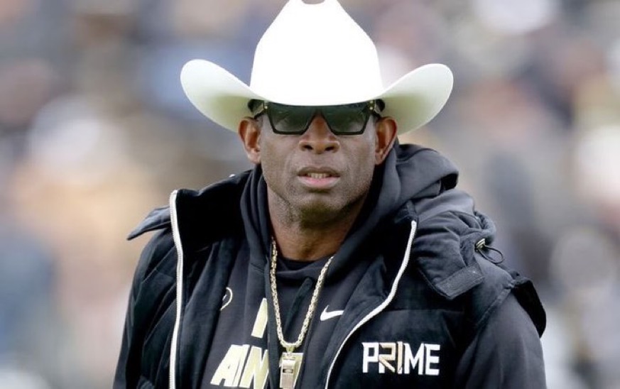 Extremely popular public figures like Deion Sanders have helped keep football on the front page this season. (Courtesy of Twitter)
