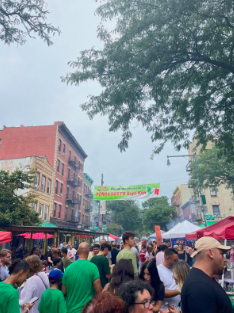 This past Sunday, the Italian celebration of Ferragosto took place in the Belmont neighborhood. (Courtesy of Rory Donahue/The Fordham Ram)