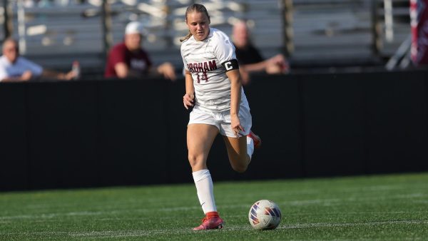 Fordham Women’s Soccer lost to Fairfield despite a late goal from senior captain Cambrie Arboreen. (Courtesy of Fordham Athletics)