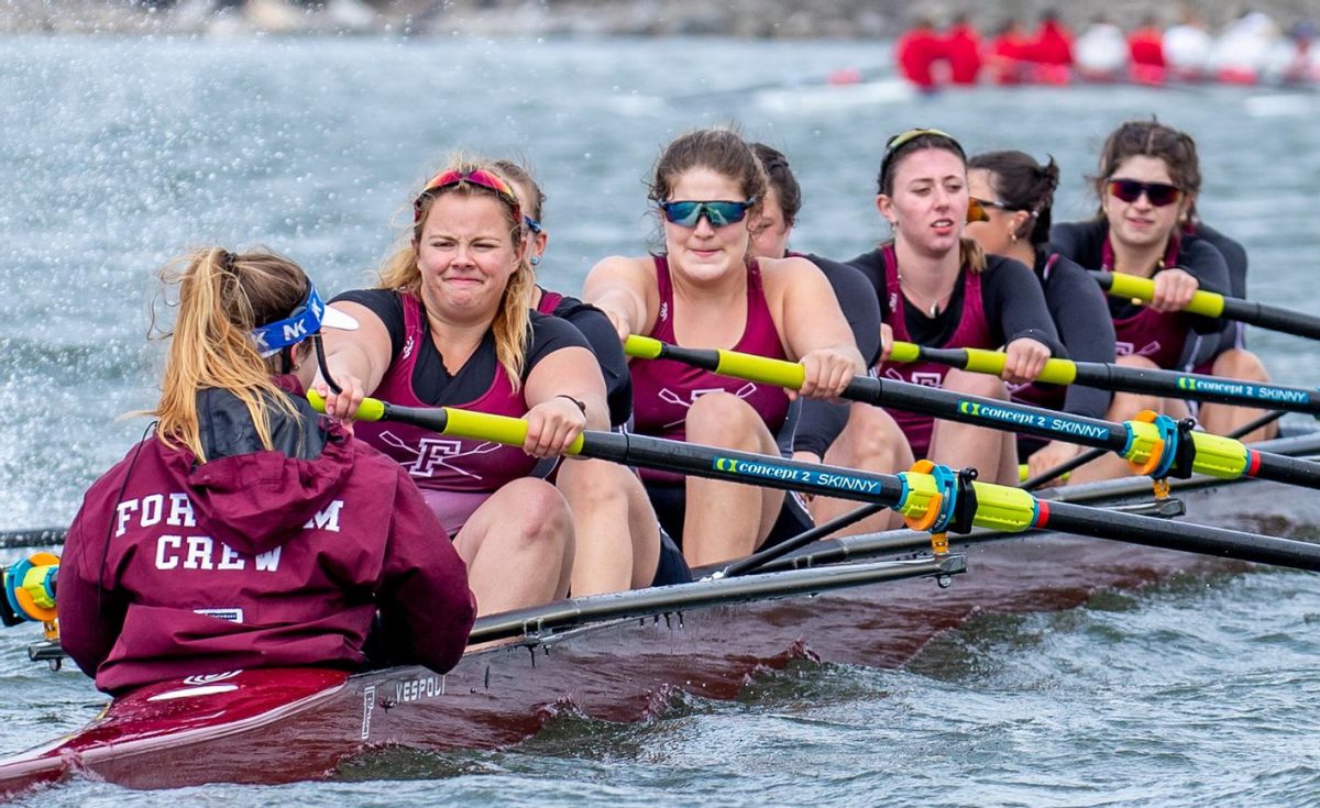 For Molly Ewing, rowing has been a great source of structure and discipline. (Courtesy of Fordham Athletics)