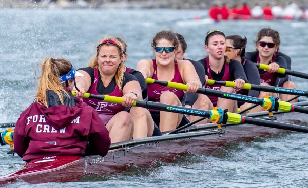 For Molly Ewing, rowing has been a great source of structure and discipline. (Courtesy of Fordham Athletics)