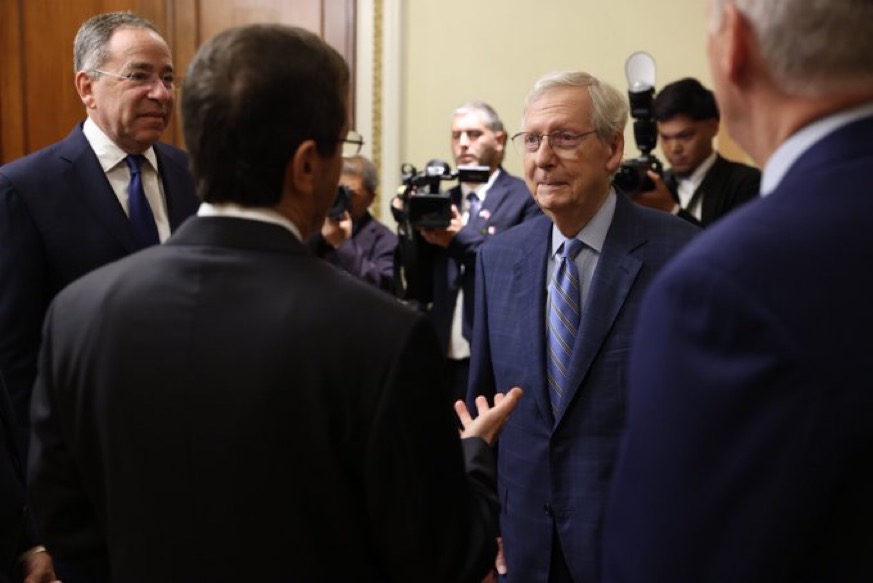Senate Minority Leader McConnell froze in two incidents over the summer. 