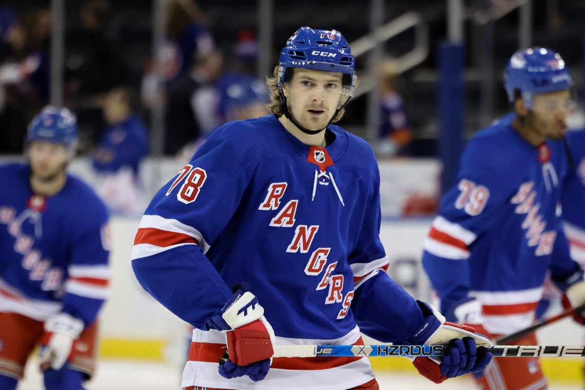 Brennan Othmann and Will Cuylle’s promising play may force the Rangers to make difficult roster decisions. (Courtesy of Twitter)