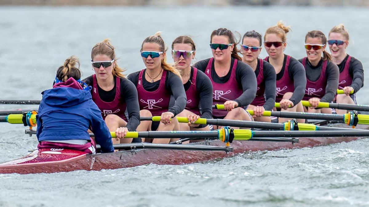 Fordham Rowing took part in the Head of the Schuylkill this weekend. (Courtesy of Fordham Athletics) 