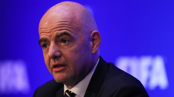 Gianni Infantino and FIFAs decision to host the 2030 World Cup in six different countries is a baffling one. (Courtesy of Twitter)
