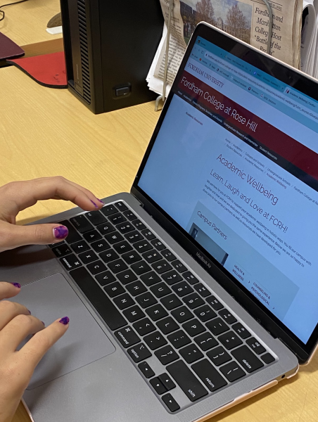 This fall semester, Fordham University implemented the Academic Wellbeing website, created due to increased stress levels and mental health needs. (Courtesy of Frances Schnepff/The Fordham Ram)
