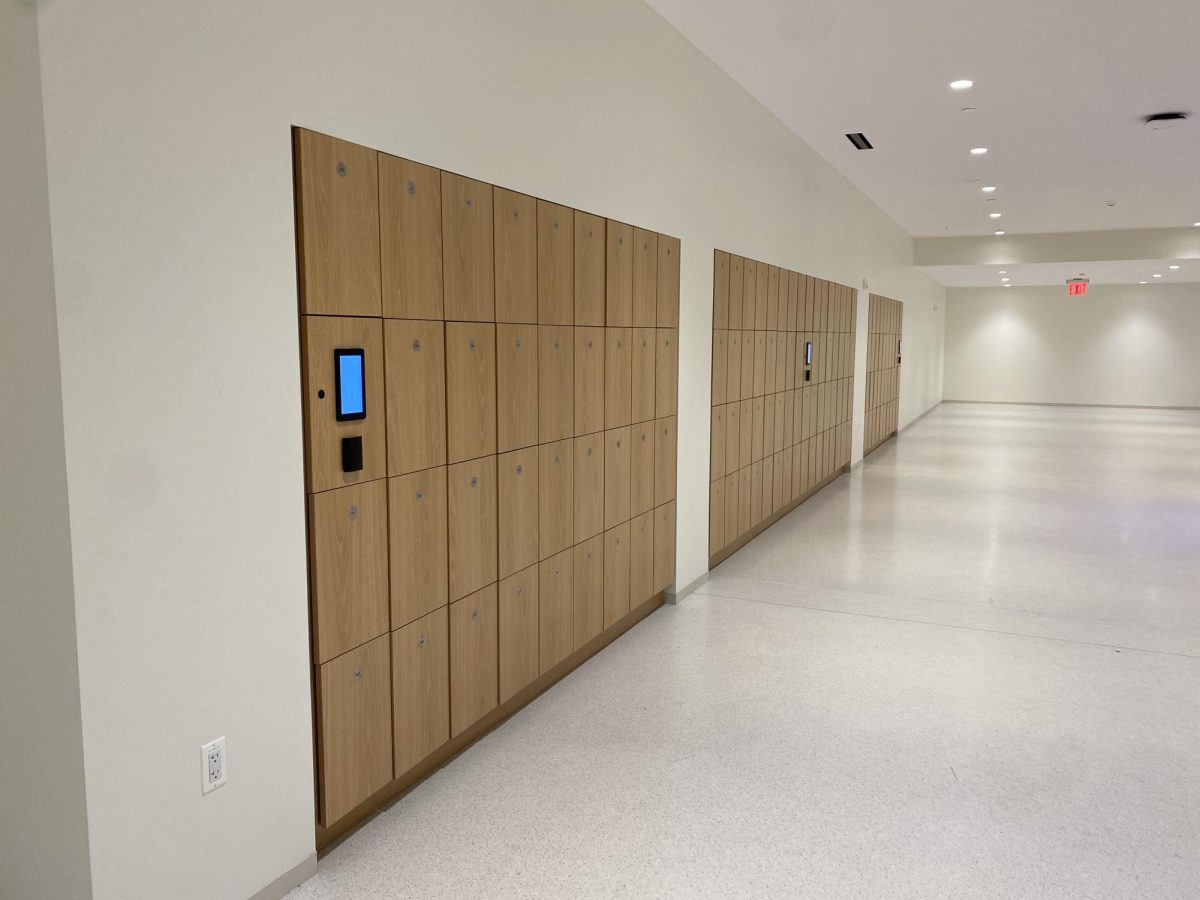 The Commuting Students Association had an initiative to add more lockers. There are approximately 120 of the new lockers. (Courtesy of Alex Antonov/The Fordham Ram)