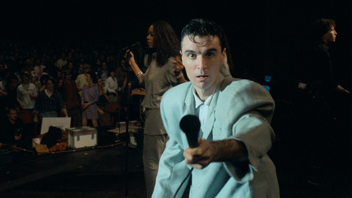 A24 oversaw the 4K restoration of “Stop Making Sense” in theaters. (Courtesy of Twitter)