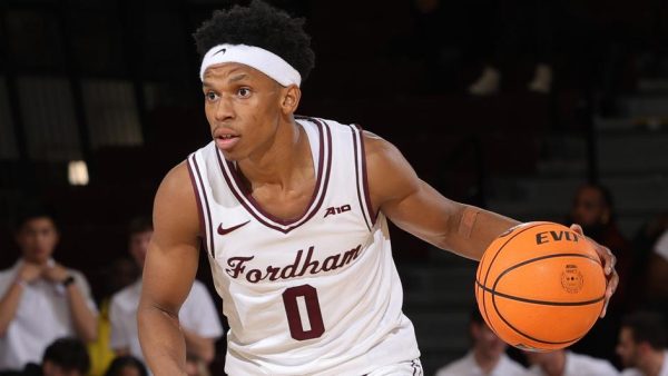 Japhet Mador and Fordham topped Wagner to begin the 2023-24 season. (Courtesy of Fordham Athletics) 