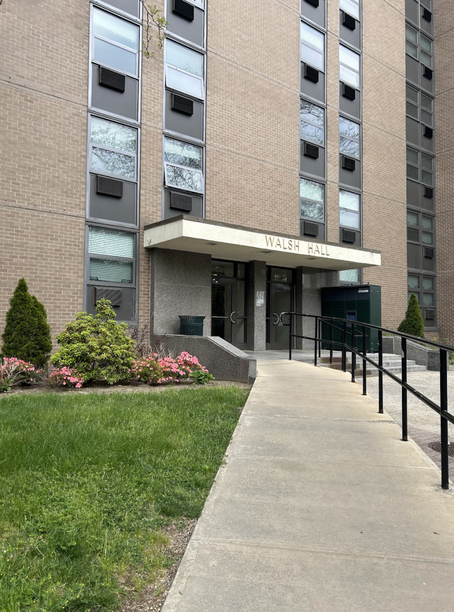 Fordham’s website states that all campus entrances are staffed by campus security personnel. The Walsh Gate turnstile used to have a guard stationed outside the gate 24 hours a day. In 2015, the turnstile with an ID card reader was installed and the guard was reassigned to a different location. (Courtesy of Frances Schnepff/The Fordham Ram)