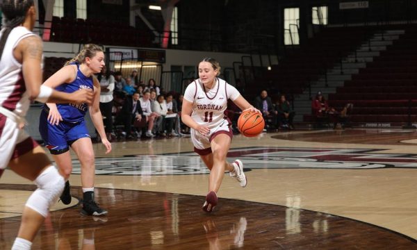 Fordham womens basketball posted three-straight 30 plus point victories. (Courtesy of Fordham Athletics)