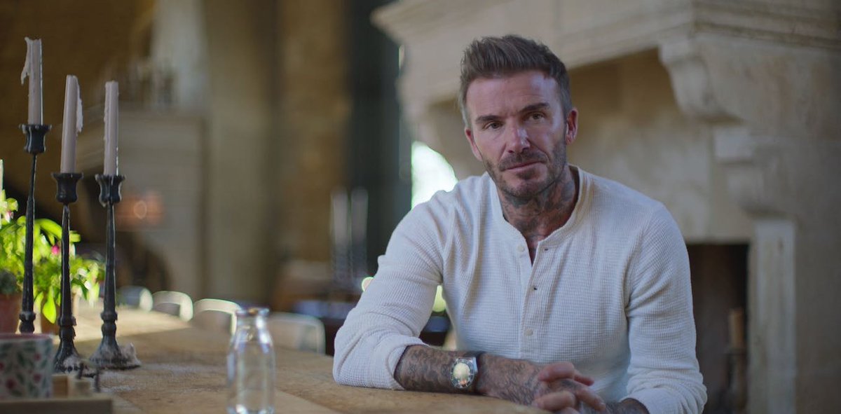  The “Beckham” documentary tracks the soccer star’s rise to fame. (Courtesy of Twitter)