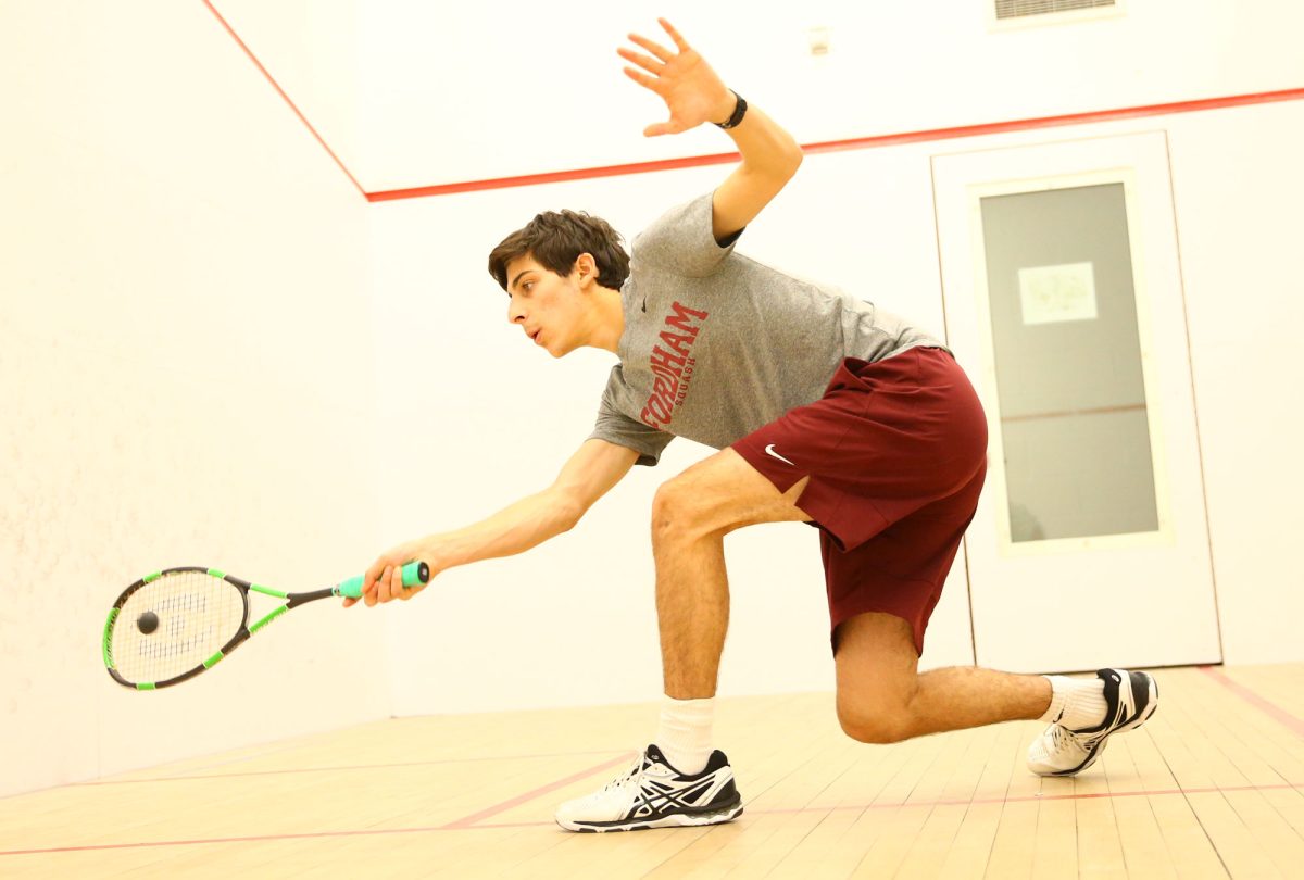 Squash successfully defended their home court this past weekend. (Courtesy of Fordham Athletics)