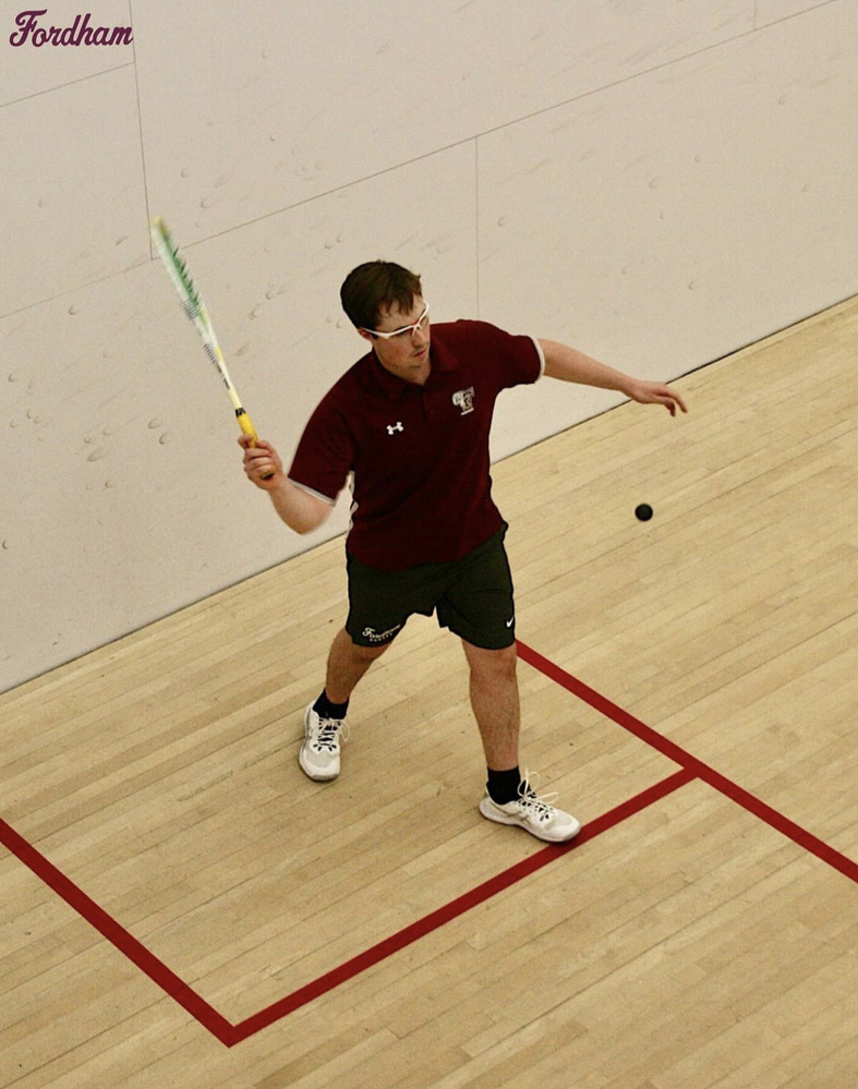 Mens squash bounced back in a big way to start the year. (Courtesy of Fordham Athletics)