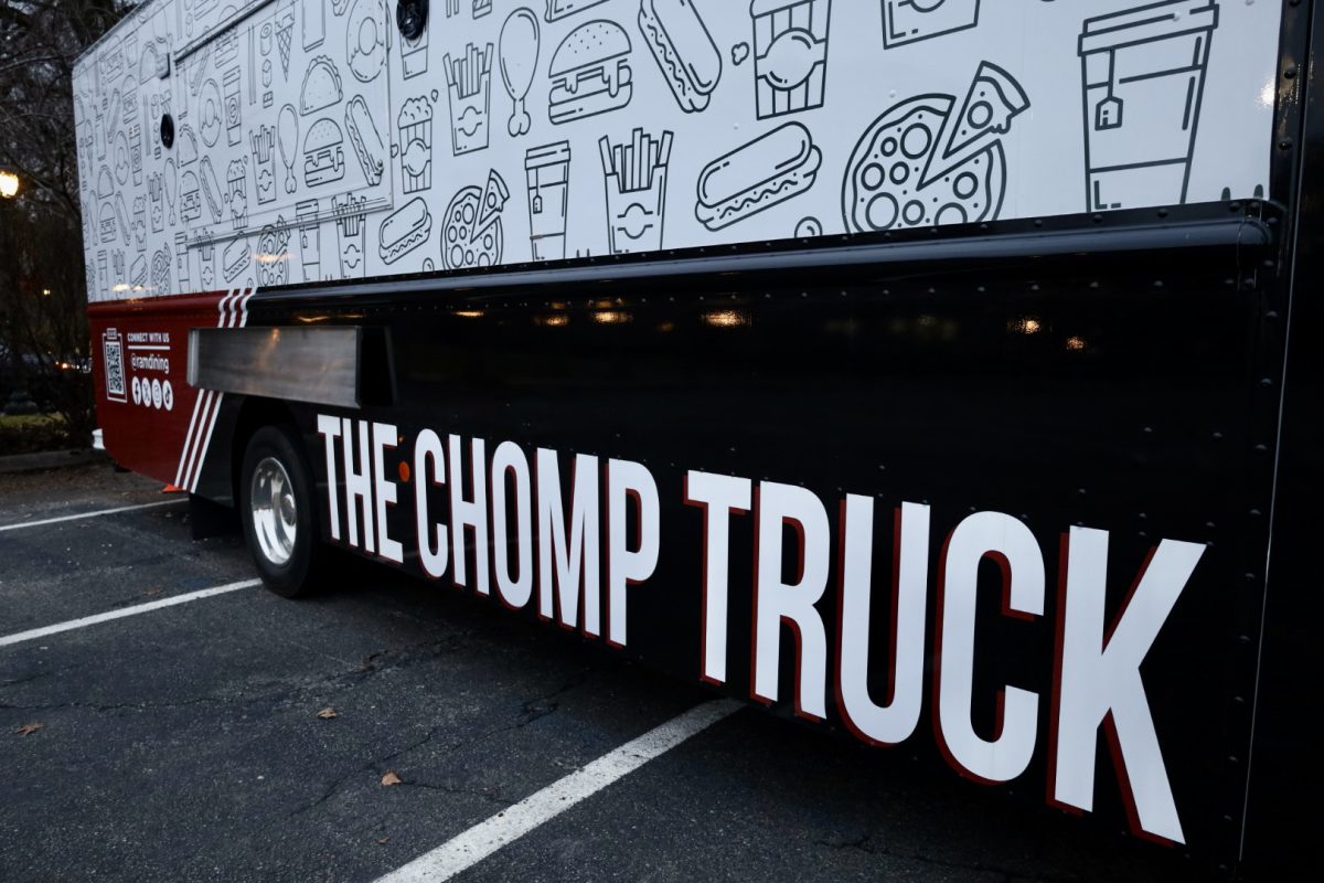 Fordham saw the launch of new CHOMP trucks as part of a new initiative to expand campus dining options. (Courtesy of Mary Hawthorn/ The Fordham Ram)