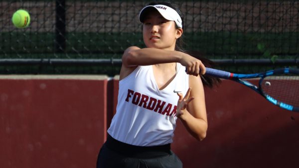 Womens Tennis won two on the road to claim first place in the A-10 standings. (Courtesy of Fordham Athletics)
