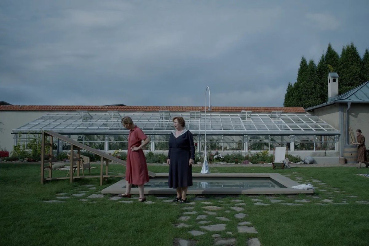 The film hauntingly juxtaposes family life against the terror of Auschwitz. (Courtesy of Twitter)
