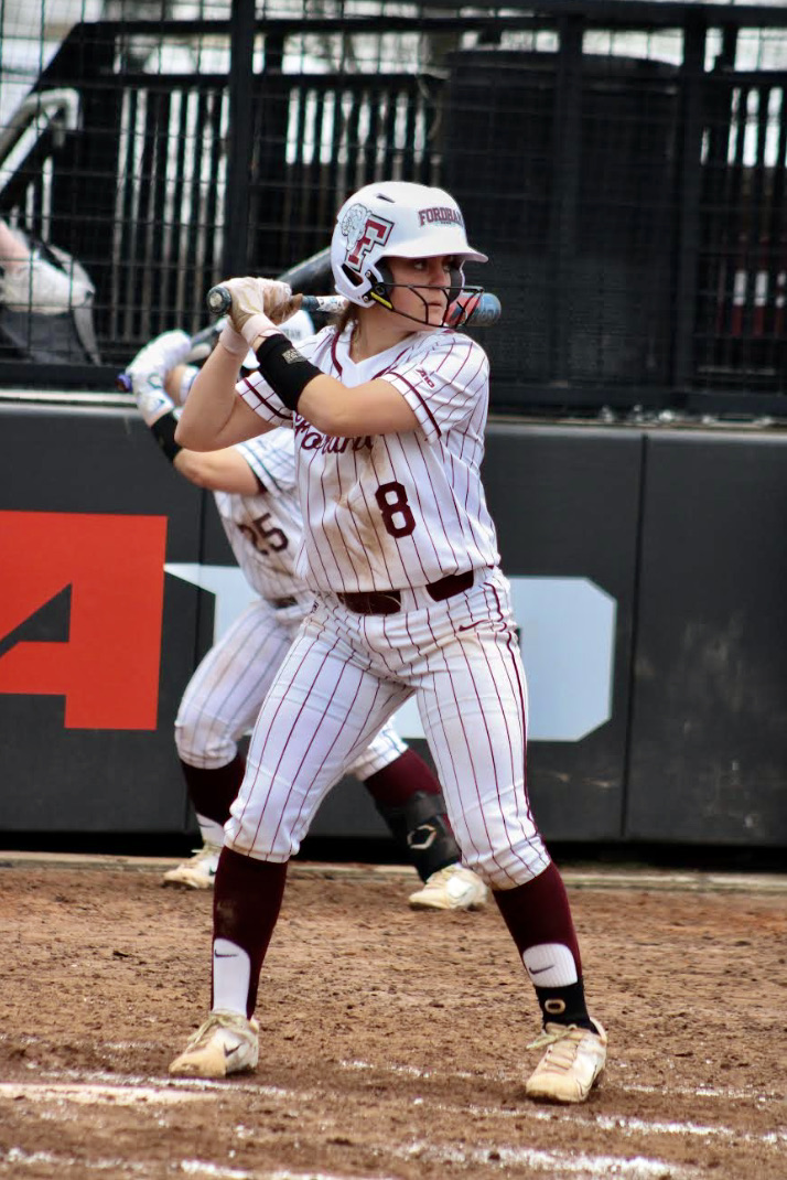 Softball once again hovered around the .500 mark, going 2-3-1 this past week. (Courtesy of Cristina Stefanizzi for The Fordham Ram)