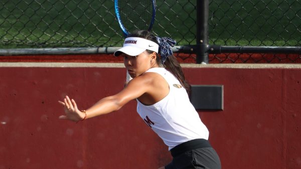Womens Tennis picked up a win in their first home match of the season. (Courtesy of Fordham Athletics)