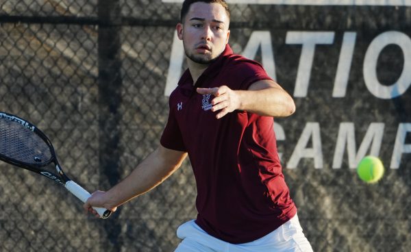 After a rough start to the season, Mens Tennis managed to get back on track with a crucial home win. (Courtesy of Fordham Athletics)