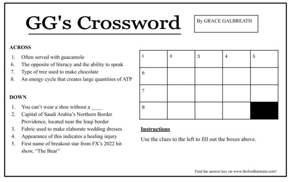 GGs Crossword Issue 8