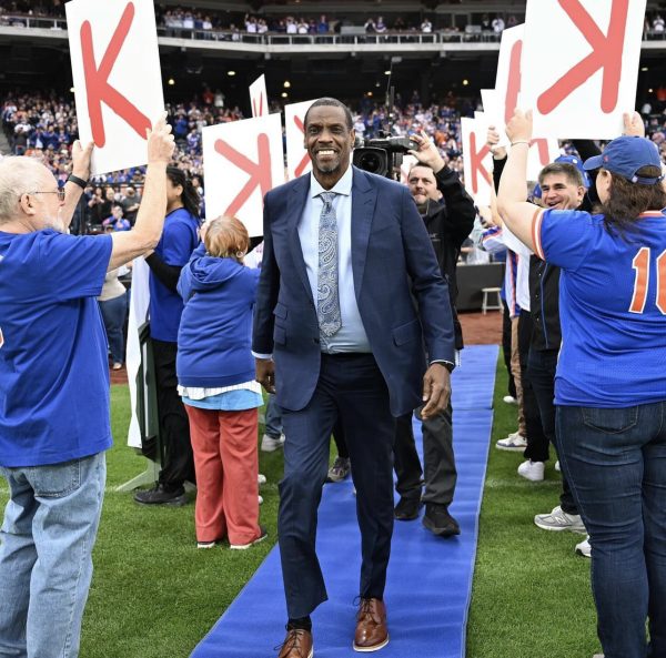 The Mets retired pitcher Dwight Doc Goodens number this past weekend.(Courtesy of Instagram/@mets)