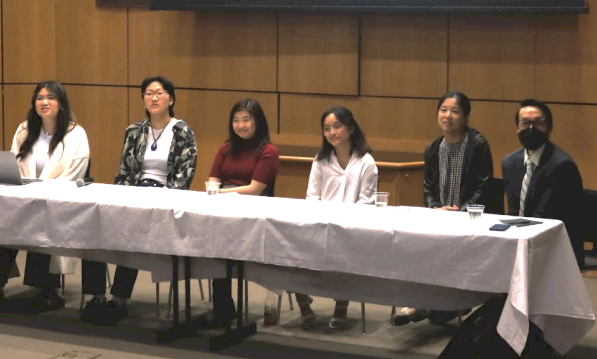 An+Asian%2C+Pacific+Islander+and+Desi+American+panel+celebrated+the+Asian+American+studies+program.+%28Courtesy+of+Lina+Jiang+for+The+Fordham+Ram%29