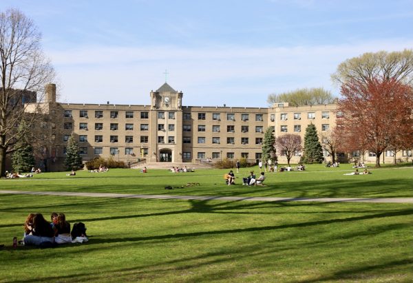 The Spring Weekend Concert is held on Martyrs Lawn. (Courtesy of Mary Hawthorn/The Fordham Ram) 