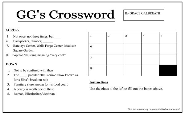 GGs Crossword Issue 10
