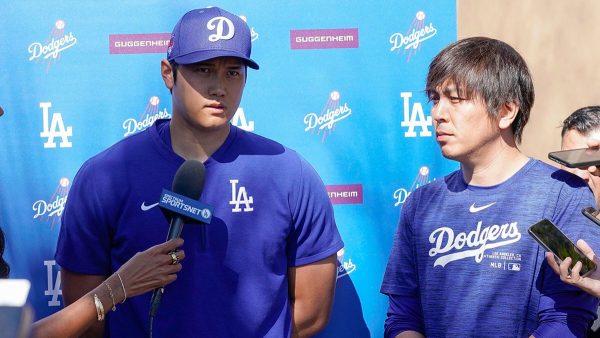 The Dodgers two-way superstar Ohtani has found himself in hot water recently. (Courtesy of Twitter/@abc7ny)