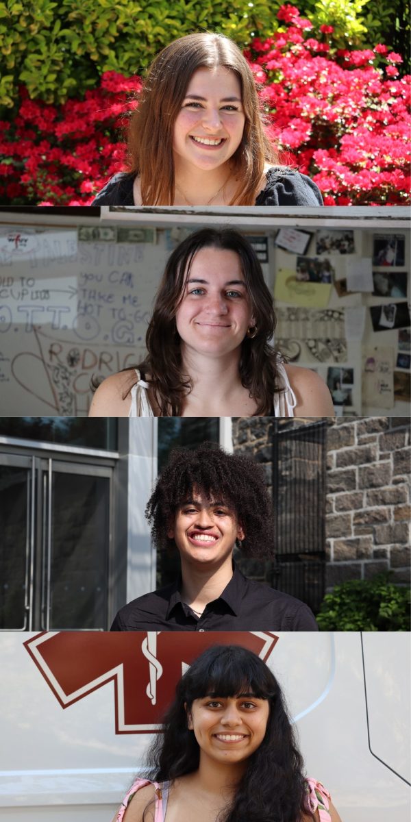 Four seniors shared advice for underclassmen. (Courtesy of Adithi Vimalanathan/The Fordham Ram)