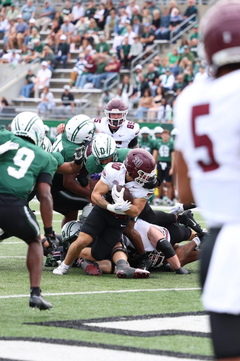 Junior back Jack Kaiser has been a bright spot for a struggling Fordham squad. (Courtesy of Cristina Stefanizzi for The Fordham Ram)