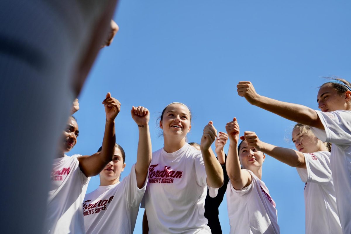 Fordham Women's Soccer seems poised to contend for an A-10 championship, with conference play opening last weekend. (Courtesy of Diego Martinez for The Fordham Ram).