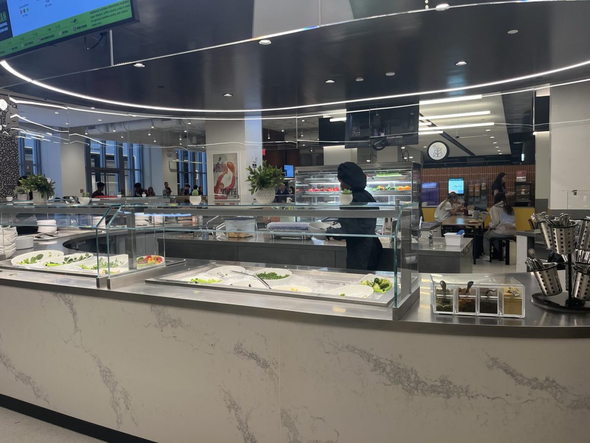 The new McShane Caf is here and complete with a variety of new cuisine. (Courtesy of Grace Campbell/The Fordham Ram) 