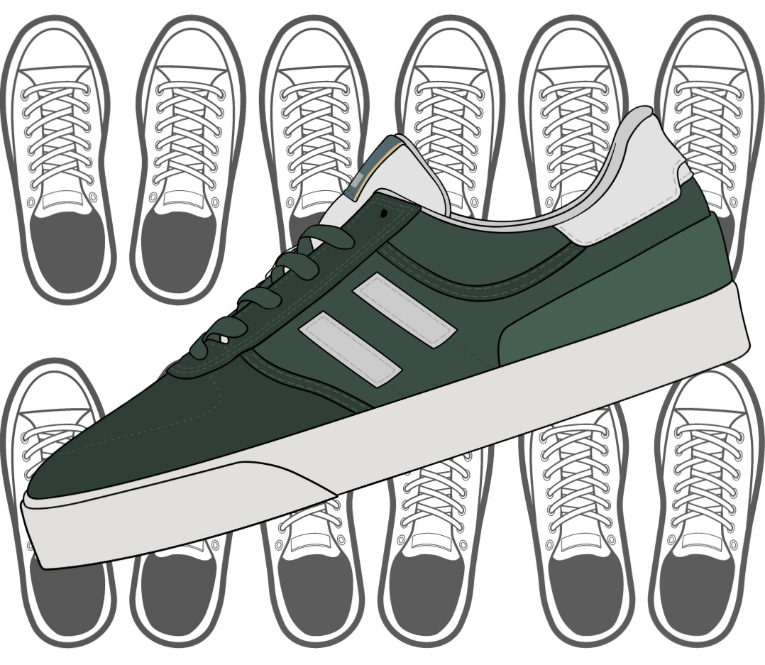 Adidas' rise in popularity is not surprising or unexpected at all. (Courtesy of Grace Campbell for the Fordham Ram)