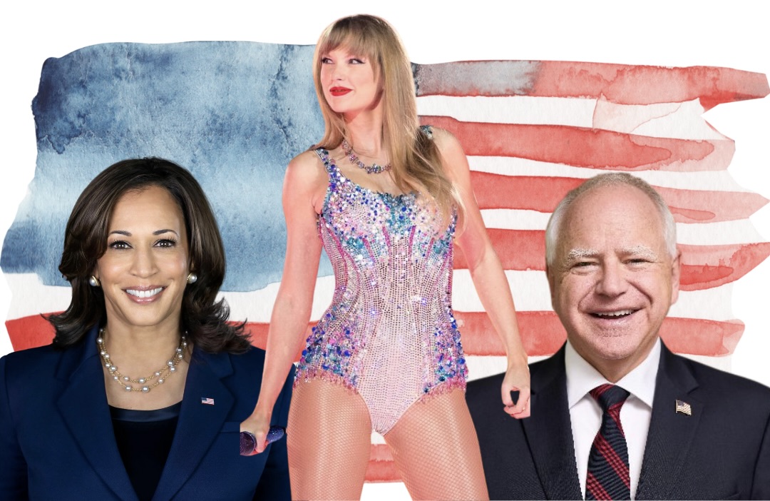 Some celebrities use their platforms to endorse candidates (Courtesy of Grace Campbell/The Fordham Ram) 