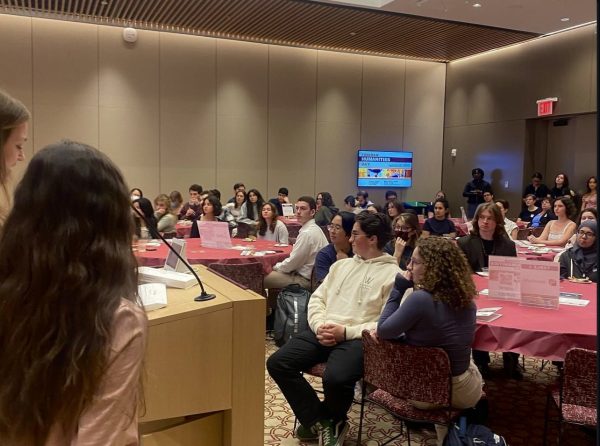 Students attend second annual Humanities Day. (Courtesy of Instagram @fordham_humanities)