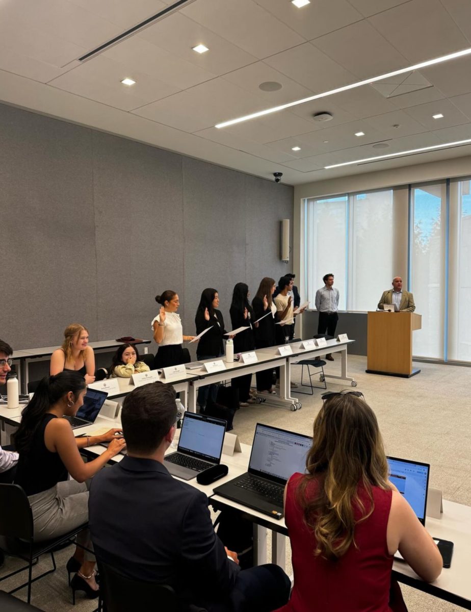 USG holds weekly meeting to discuss initiatives and hold elections. (Courtesy of Instagram @fordhamusg)